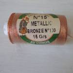 Metallic Thread Fil Au Chinois 15 Copper 130